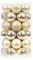 Sea Team 41ct infrangibile Ornamento Natalizio per Decorare l’Albero Natale, col Filo da Appendere Senza Glitter Paillettes, è Decorazione Ideale per la Festa,Cerimonia e Party.（40mm）