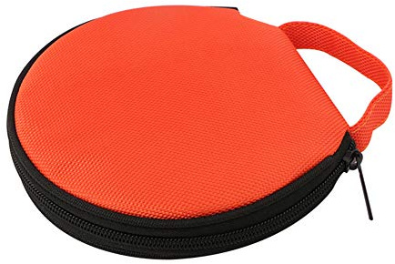 Bil CD-hållare, CD-plånbok med 20 kapacitet CD/DVD-fodral bärbar bil CD förvaringsfodral extern DVD-organiserare Oxford CD-mapp CD-mapp CD-mapp CD arrangör CD-väska för bilresor, orange