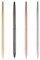 Molain Metall Kugelschreiber, Gold, 4 Stück, einziehbar schmal Kugelschreiber Metall Kugelschreiber Home School Office Supplies Geschenk für Business Office Studenten Lehrer
