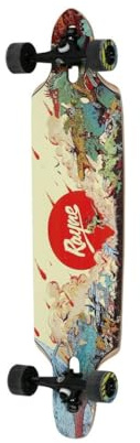 Rayne Longboards 2022 Flight 38'' Drop-Through Cruising & Carving Longboard Complete, Multicolored