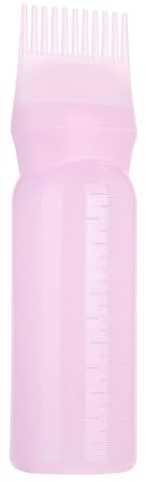 Ejoyous Flacone per Tintura per Capelli, Flacone Applicatore 160 Ml Flacone per Tintura per Capelli Flacone per Shampoo Pennello per Tintura per Capelli Pennello Flacone per Tintura (Bianco)