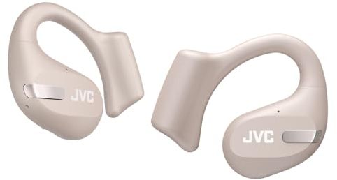JVC Auriculares inalámbricos Deportivos 38h de Batería, Sonido, Oido Abierto, Resistentes al Agua IPX4, Doble Micro, Ideales para el Deporte, Cascos para Correr