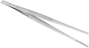 OUNONA 1pc Stainless Steel Food Tweezers Precision Clip for Steak BBQ and Kitchen Use Secure Grip for Serving Food and Cooking Tasks