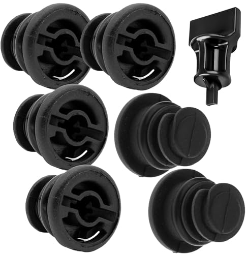 6 Stück Ölablassschraube, 06l103801, Ölschraube Kunststoff Kompatibel mit A-ud-i A1 A3 A4 A5 A6 A7 Q3 Q5 S3 TT, Kompatibel mit vw