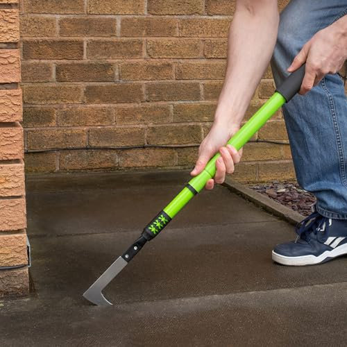 Hardys Garden Tools - Telescopic Patio Weed Remover, Long Handled Weeding Tool with Steel Head for Between Slabs and Gaps - Moss Remover Edging Tool Ideal for Elderly & Disabled