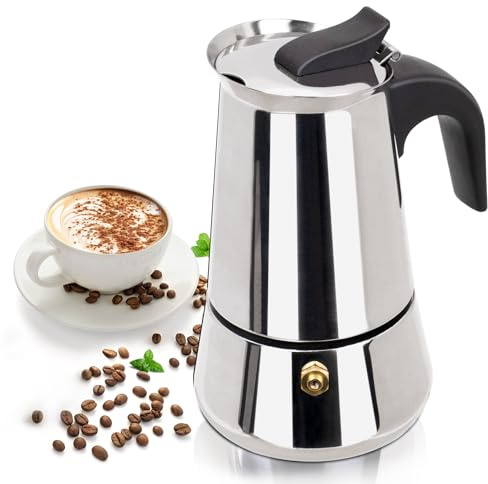 Stainless Steel Moka Pot Express Coffee Maker Stovetop Espresso Percolator