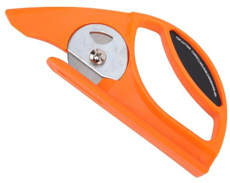 Jectse 45 Mm Roterande Skärare, Plasthandtag med Blad Av Rostfritt Stål, Slitstarkt och Ergonomiskt Skärverktyg för Mattor, Tapeter, Kartong, Läder, Lämplig för Heminredning