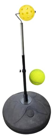 kesurpae Entrenador de Tenis portátil El Entrenador de Swing Tenis Lleva la práctica Profesional a casa, jardín, Parque o Gimnasio La trayectoria del Swing es Muy Estable