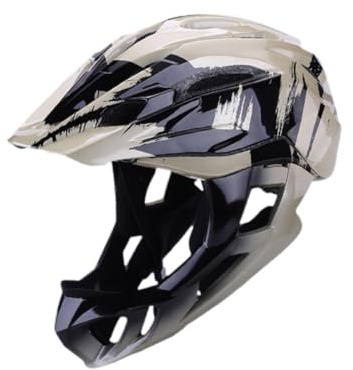 wisoolkic Casco da bicicletta per bambini, casco da bicicletta per skateboard, auto senza pedali, mountain bike, e oro