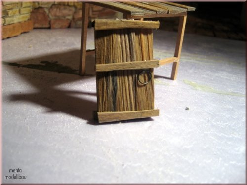 menta-modellbau 4 x Fensterladen für die italienische Krippe, Krippenzubehör