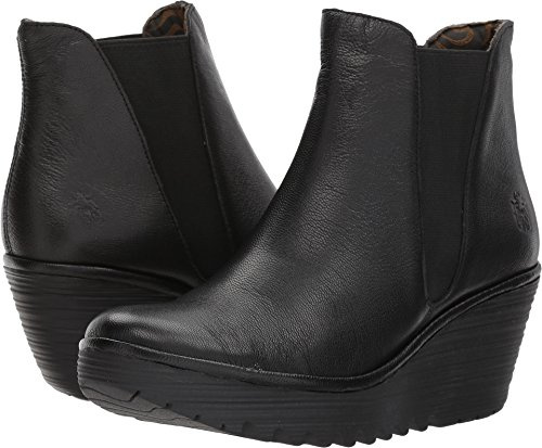 Fly London Women's Yoss Chlesea Boots,Black,5 UK