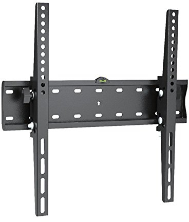 Maclean MC-665 - Soporte Fijo de Pared para Pantalla LCD LED TV (32-75, 40kg, VESA) Color Negro Nivel Incorporado