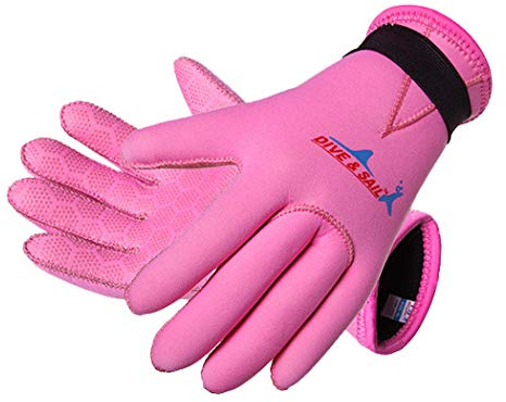 Antcher Kids 3mm Neoprene Wetsuit Gloves - Swimming Diving Surfing Watersports Skid-proof Warm Gloves for Boys and Girls