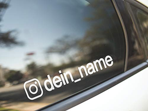 Namen Aufkleber für Werbung mit Wunsch Text & Logo - Tuning Sticker User Name fürs Auto