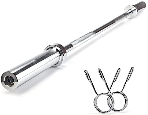 #DoYourFitness Olympische Hantelstange aus Gusseisen mit Schraubverschlüssen | 1, 50 Meter Länge | Trainingsset für alle Muskelgruppen | Fitness-Zubehör