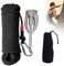 Grappling Haken,400KG 4 Klauen Grappling Haken Edelstahl,Faltbarer Kletterhaken mit 20 m Hilfsseil für Outdoor Klettern Bergung Unterwasser