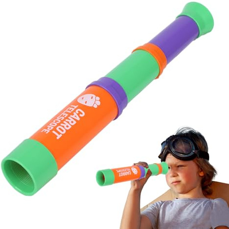 Monocular Telescope Toy, Kids Handheld Telescope, Children Educational Science Toys, Unisex, Ages 2-12 (Purple)