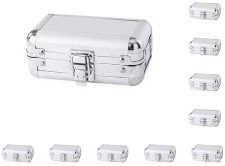 10 set teleskopfilter aluminiumbox resväska anti-påverkan okular filterbox delar