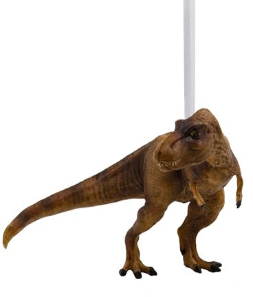 Hallmark Rexy the T-REX Hanging Ornament, Jurassic Park Plastic Tree Decoration, Gifts for Christmas