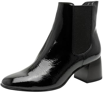 Tamaris Damen Chelsea 1-25327-45 - Botas para mujer, color negro (charol negro), talla 36, Charol negro y negro, 6 UK