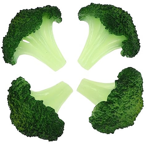 Alipis 4stücke Künstliche Gemüse Deko Lebensechte Gemüse Modelle Für Küche Restaurant Supermarkt Und Foto-Requisiten Realistische Simulation Von Brokkoli Blumenkohl Und Mehr