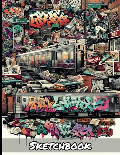 Graffiti Urban Environment Sketchbook: Draw Street Art on Billboards Trains Subways Trucks & Walls Templates Blank Personal Artist Book
