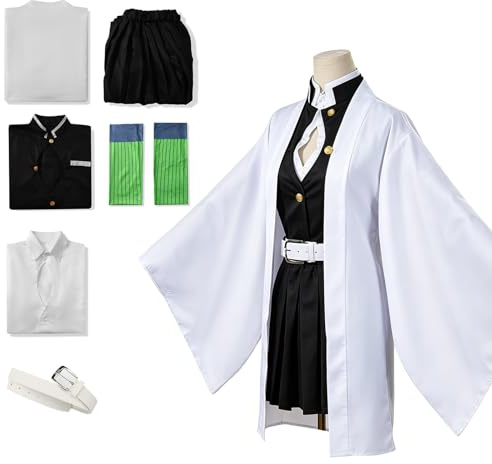 BUERPINKING Anime cosplay, kimono karneval performance outfits, anime kostym kvinnor män flickor och kappa
