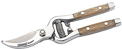 Draper 85188 210 mm Gamme Patrimoine Sécateur Bypass avec Manches en frêne FSC – Argent