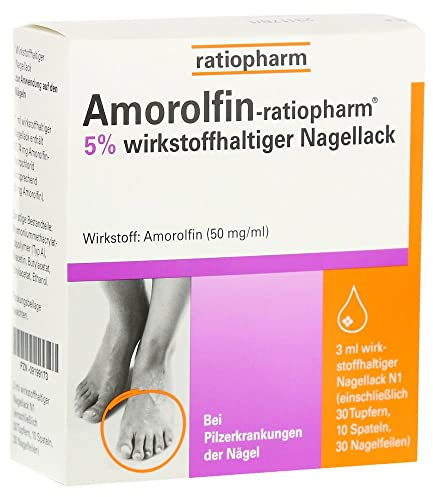 AMOROLFIN ratiopharm 5% wirkstoffhalt. Nagellack 3ml (PZN: 09199173)