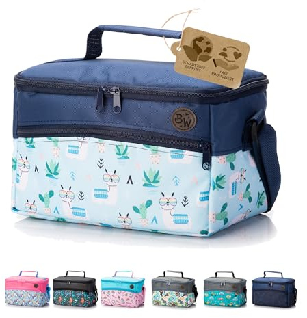 BambiniWelt by Rafael K. Tasche für Hörwürfel Toniebox und Tigerbox Touch Aufbewahrung für Tonies Hörfiguren Starterset Transporttasche Tragetasche verstellbar mit Reißverschluss (Modell 28)