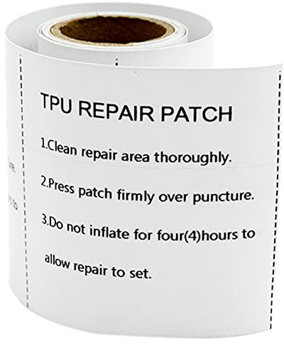 SZXMDKH Tent Repair Kit, Air Bed Repair Patches - Clear Waterproof Puncture Repair Tape for Awnings, Inflatable Swimming Pools, Gazebo (7.5cmx100cm)