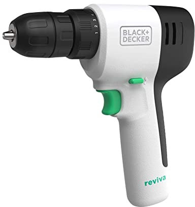 Black & Decker Reviva Powerful 12V Cordless Lightweight Drill Driver Made from 50% Recycled Material REVDD12C-GB