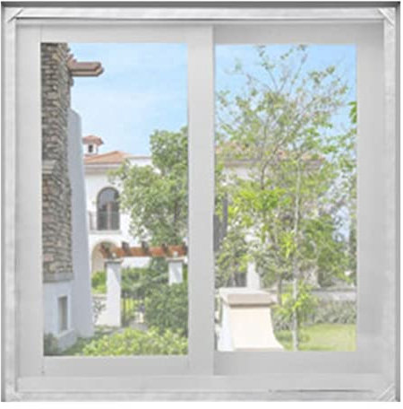 Moustiquaire pour fenêtre,55x90cm(21.6x35.4in) Moustiquaire de porte anti-insectes Protection contre l'entrée des insectes pour les fenêtres ou les portes de toutes tailles, Blanc-A