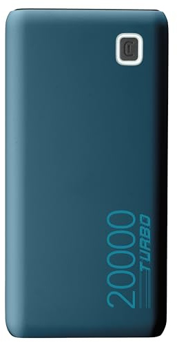 acer Cellularline - Essence Turbo 20000 - bärbar laddare 20000 mAh Power Delivery 20W - snabbladdning - mjuk beröring finish - grön