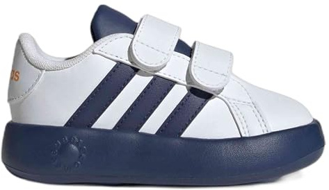 adidas Grand Court 2.0 Shoes Kids, Zapatillas de Tenis Unisex bebé, FTWR White Dark Blue Dark Blue, 26 EU