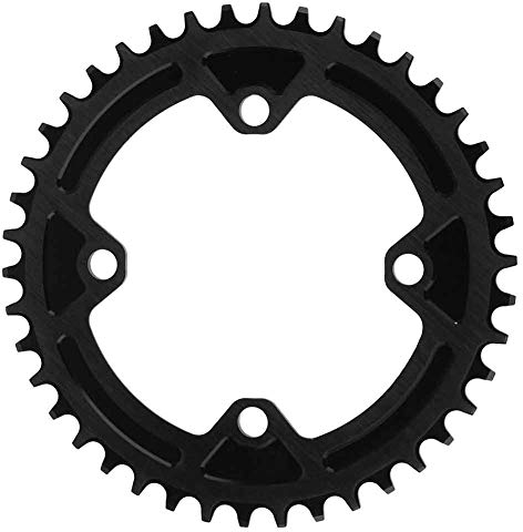 POENVFPO Fahrradkettenblatt, BCD 104 Mm 40 Zähne 42 Zähne Schmale Breite Kettenblatt-Kurbelplatten für Kurbelgarnitur AM/XC-Fahrrad (42T-Scheibe (104BCD))