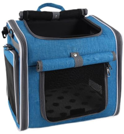 Nuyhadds Fahrradkorb für Hunde – sicherer Fahrradhalter für Haustiere | Bequemer, verstellbarer Rucksack mit Belüftung und sicher für den Einsatz im Fahrrad, Auto, Trainer, Spaziergänge, Trekking und