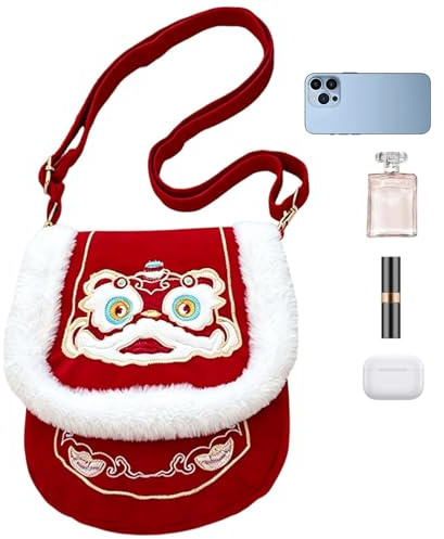 Befeixue Lindas bolsas de mano - Bolso tradicional de felpa bordado,Elegante bolso de hombro Satchel | Para el hogar Compras Mar Al aire libre Vacaciones Viajes Boda Noche Vacaciones Viajes