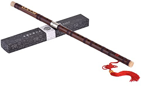 kiramise Flauta de bambú amargo inestable Dizi viento de madera tradicional china mano Llave de nivel de estudio C Rendimiento profesional