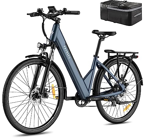 [ officiella ] Fafrees F28 PRO elcykel dam elcykel 27,5 tum 14,5 Ah batteri 110 km, män e-cykel mountainbike 25 km/h, Ebike 6 km/h stöd 3,5 tums display app, City Bike 250 W