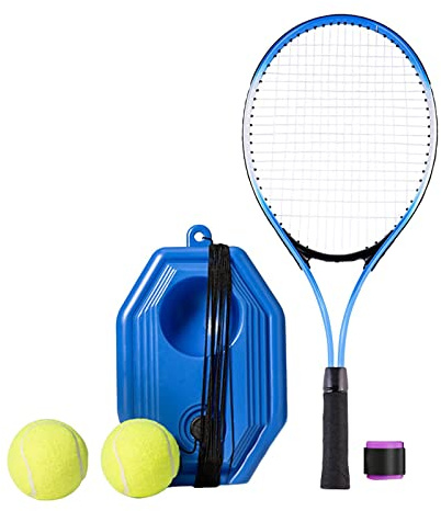 SM SunniMix Attrezzatura da Allenamento da Tennis, Racchetta da Tennis, Palla da Rimbalzo per Allenatore di Tennis con Corda Elastica, Set da Rimbalzo da Tennis Durevole, Stile B