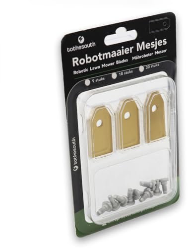 90x To the South® Mähroboter Klingen Titan passend für Gardena Smart Sileno City 500 Set - 90 Stück