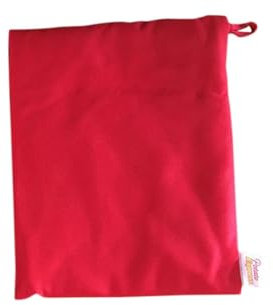 GEDOX Reusable Microwave Potato Bag - Red, Polyester Fabric, Self Seal Closure, 4 Count, 24*19CM/9.44*7.48in, Bakes Potatoes, Corn, Bread, Yam, Tortillas