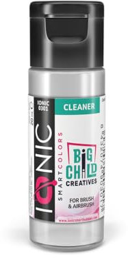 Ammo Detergente 20 ml. | Prodotto ausiliario Ionic | Non tossico e inodore, pulisce efficacemente pennelli e aerografi, prevenendo ostruzioni e garantendo Un Funzionamento ottimale, Multicolore, 20ml