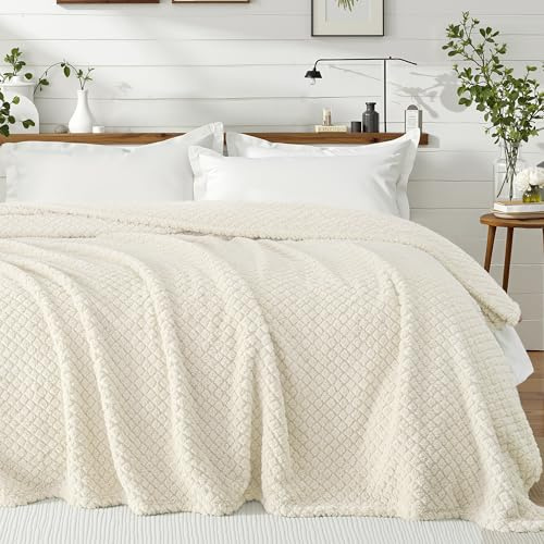 Exclusivo Mezcla Manta Polar Suave, 200 × 150 cm, Jacquard Geométrica