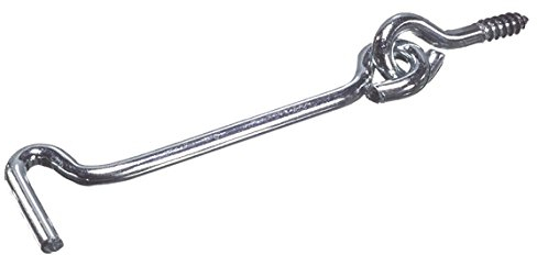 Dresselhaus 0/4219/001/5,2/160//78 Lot de 10 crochets tempête avec œillets galvanisés 5,2 x 160 cm