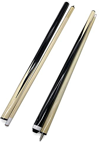 CENMO 2 Stück kurzer Holzstab Pool Billard Brücke Stick Billard Haus Queue Sticks (121,9 cm 2 Stück)
