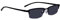 Read Optics 1.5 Lesesonnenbrille für Herren, Halbrahmen aus Metall, gebrauchsfertig, schwarz getönte Sonnenbrille, Federscharniere für bequemen Sitz. UV- und Sonnenschutz