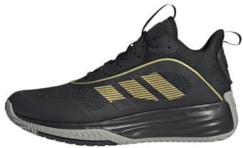 adidas Men's Own The Game 3 Shoes, Core Black/Gold Metallic/MGH Solid Grey, 7 UK