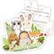Werfunee - 12er Einladungskarten Kindergeburtstag Mädchen Junge - 16 x 13 cm Tiere Einladungskarten Geburtstag - Einladung Kindergeburtstag Mädchen Junge - Geburtstagseinladungen Mädchen Junge